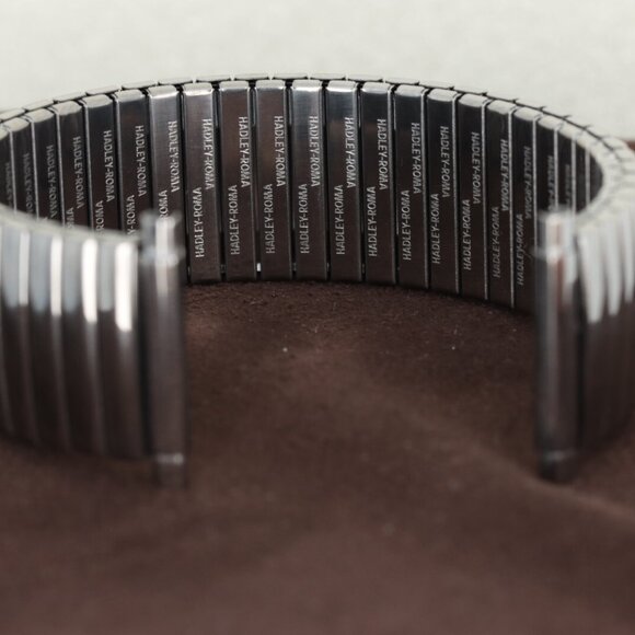 Hadley-Roma 20mm-24mm Titanium Finish Men's Watch Bracelet/Band, MB8019TI - Picture 4 of 4